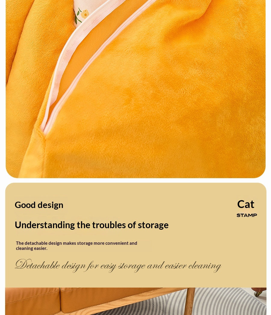 Pumpkin-shaped Cat Bed Pets Fashion