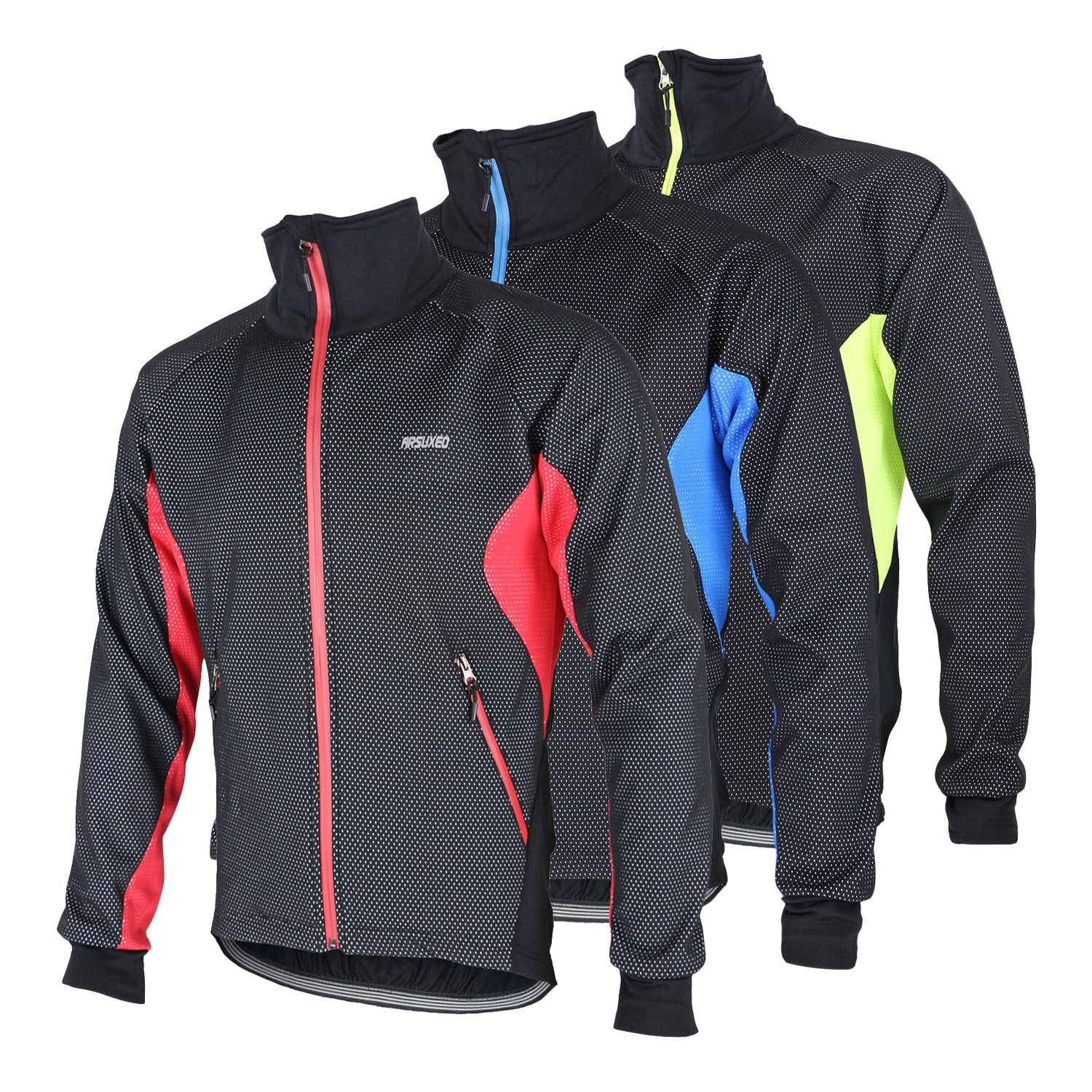ARSUXEO Autumn Winter Three-Layer Cycling Jacket & Pants Pi-Mart