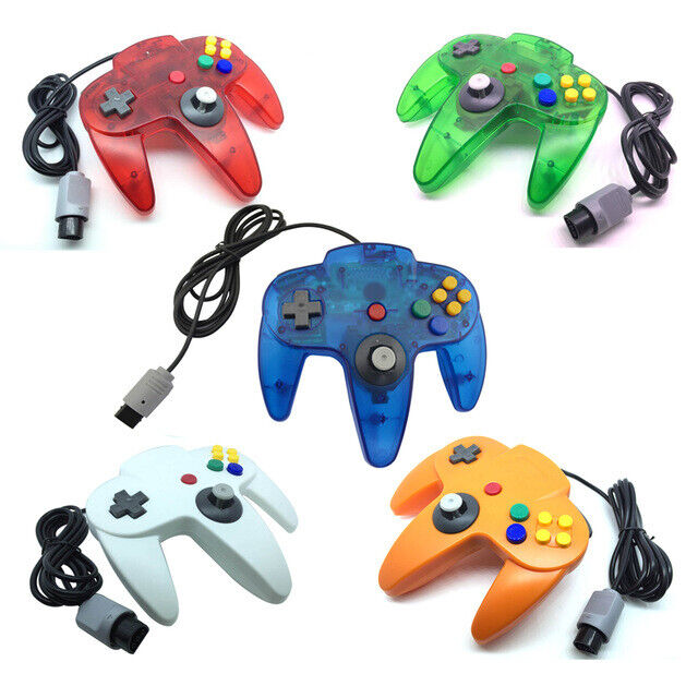 New Wired Controller Joystick Compatible With Nintendo 64 N64 Video Game Console Pi-Mart