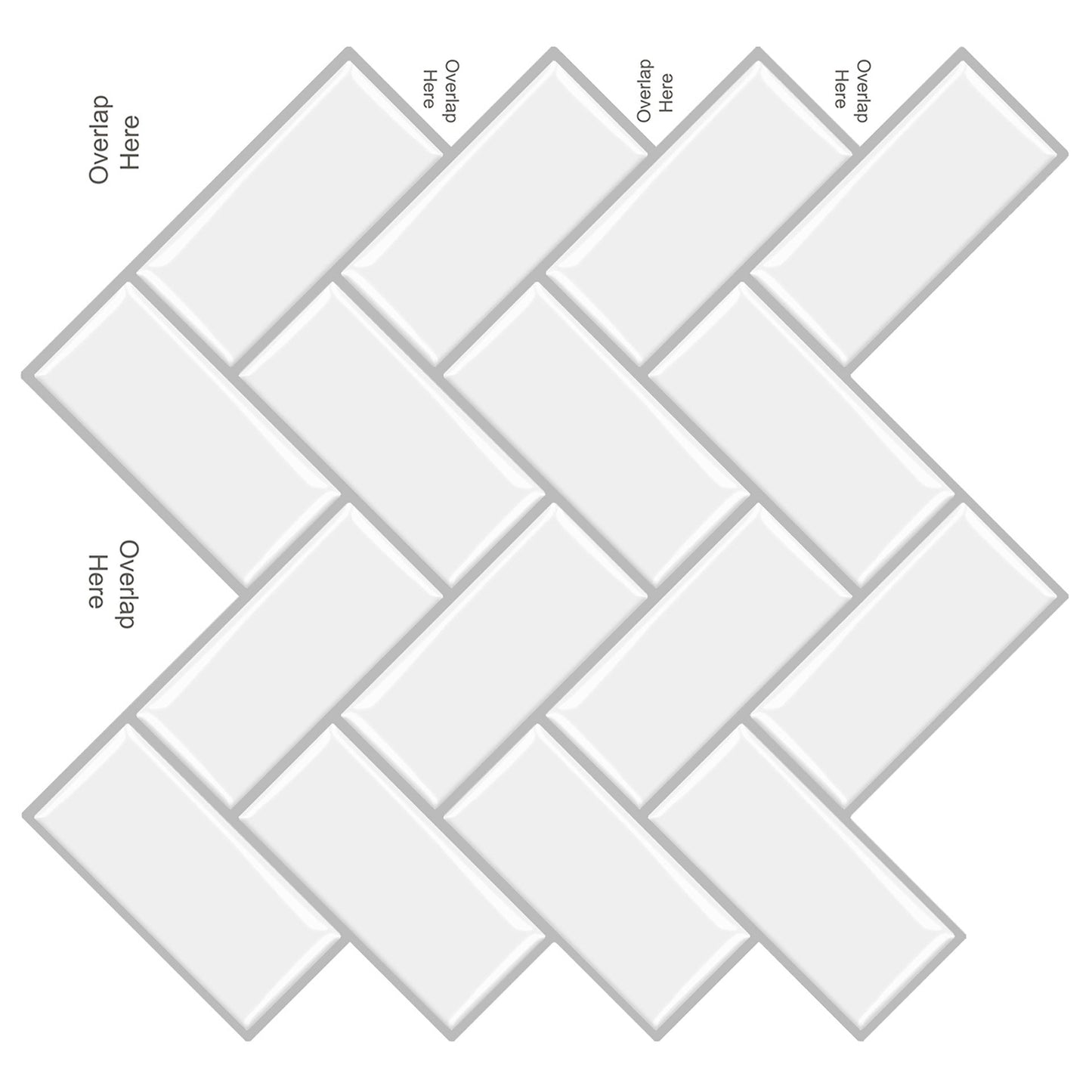 3D Self-adhesive Crystal Epoxy Wall Stickers For Kitchen Decor PearlNestDecor.com