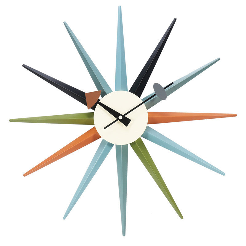 Creative Sun Light Wall Clock PearlNestDecor.com