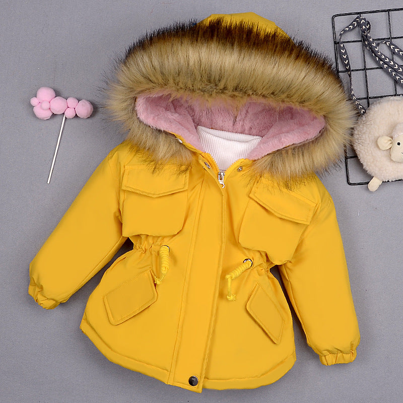 Children's Thick Winter Cotton-padded Jacket Pi-Mart