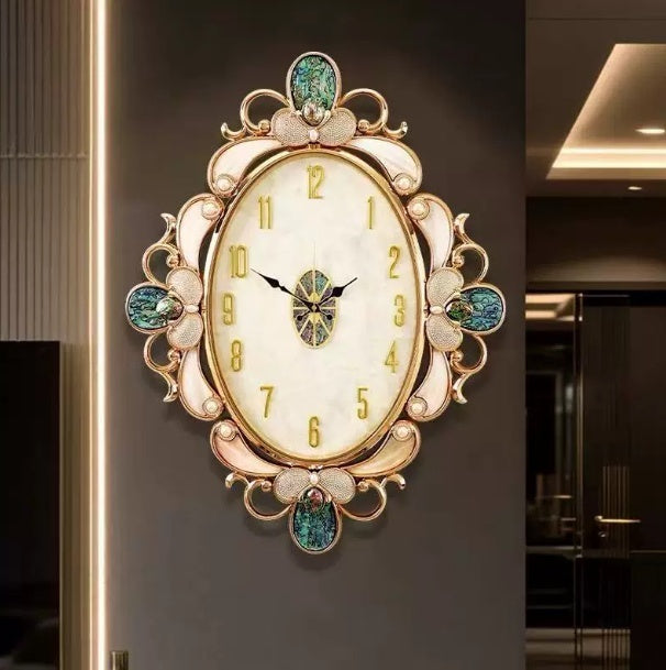 Shell-shaped Wall Clock Home Decor Clock Fashionable And Modern Timepiece PearlNestDecor.com