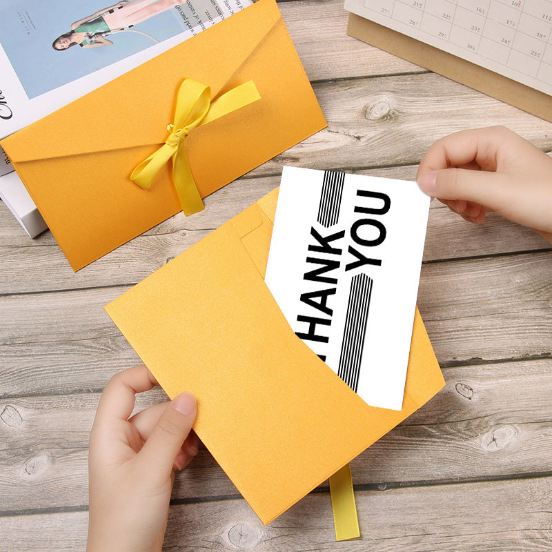 Gift Packaging 50 SheetsPack Simple Black Thank You Cards CJD