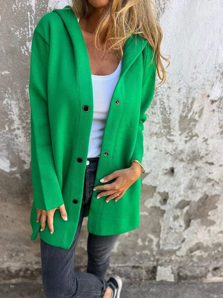 Cross-Border European And American 2026 Autumn And Winter New Fashion Long-Sleeve Solid Color Jacket For Women, Popular On Amazon And Aliexpress NorixaFashion.com