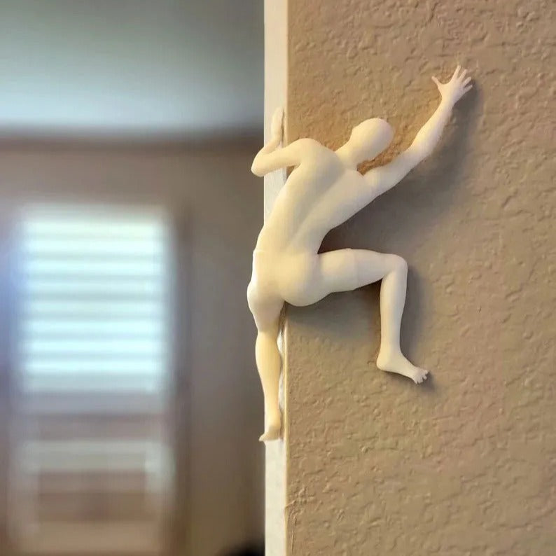 Unique Climber Sculpture Wall Decor Climber Wall Decoration PearlNestDecor.com