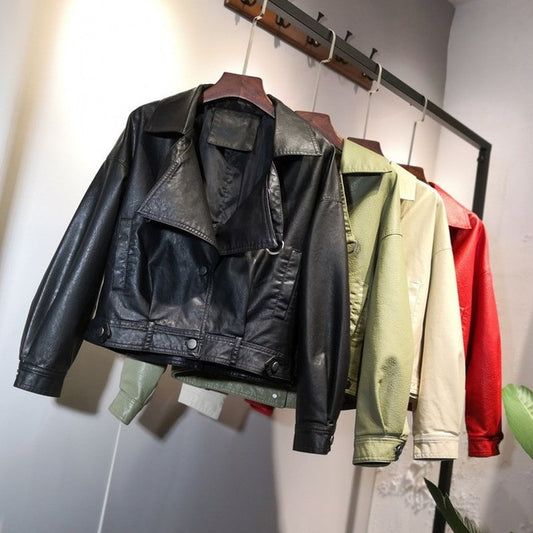 Versatile Slim Fit Women's Street Jackets Pi-Mart