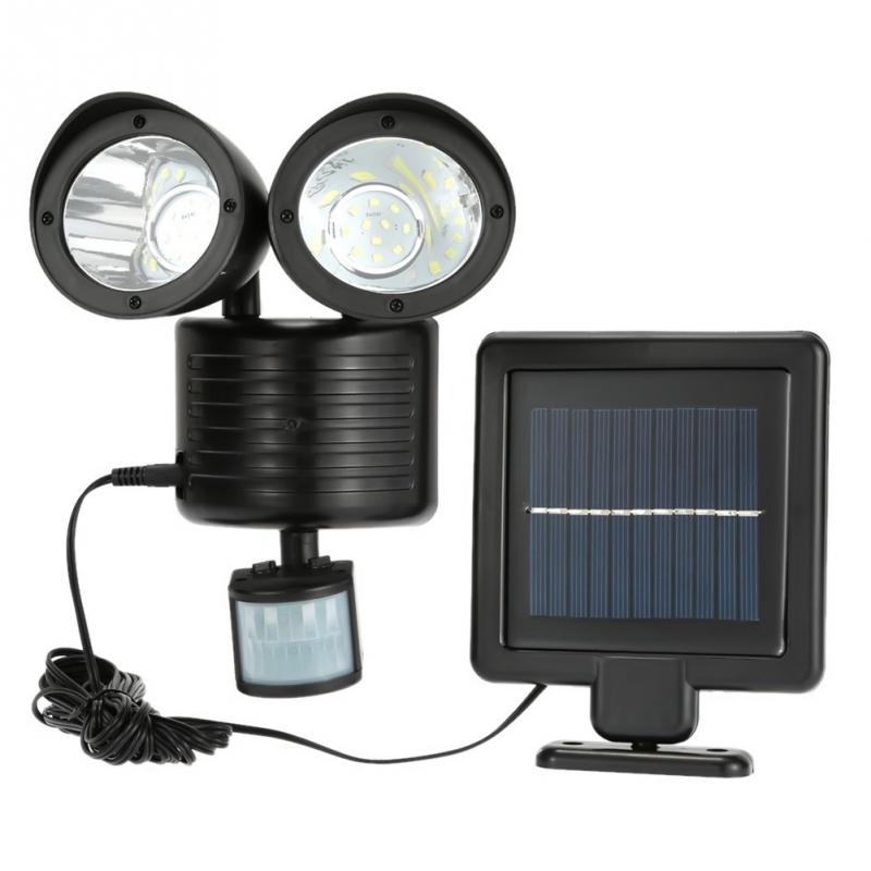 Dual-Head Solar Sensor Spotlight Best YouTube Store