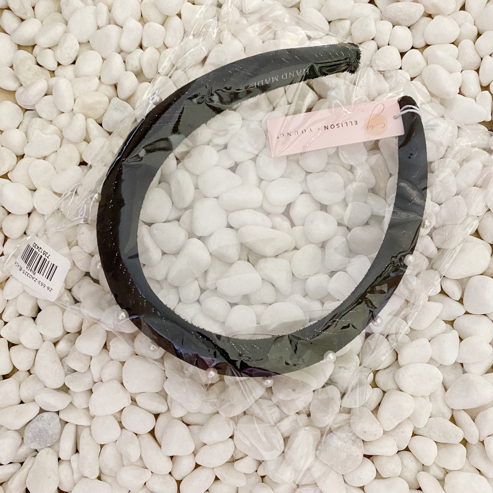 Silky Velvet Pearl Headband LadyShow.Store