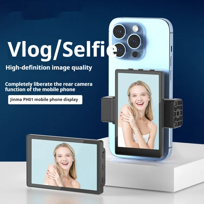 Mobile Phone Selfie Mirror Display Screen Magnetic Suction Phone Clip Pi-Mart