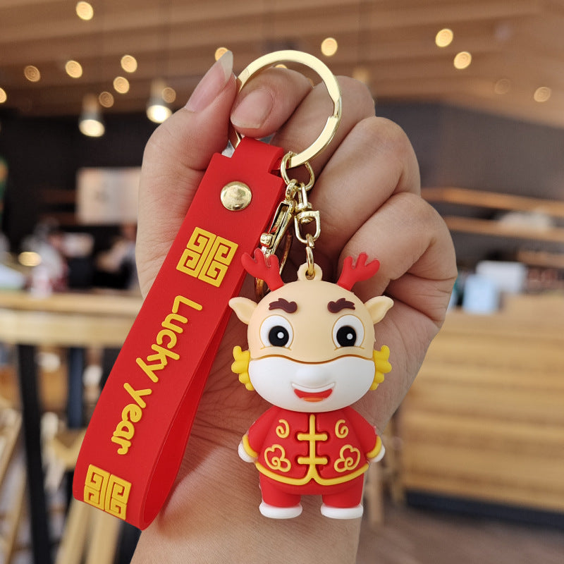 Creative Cute Little Dragon Shape Keychain Pendant LadyShow.Store