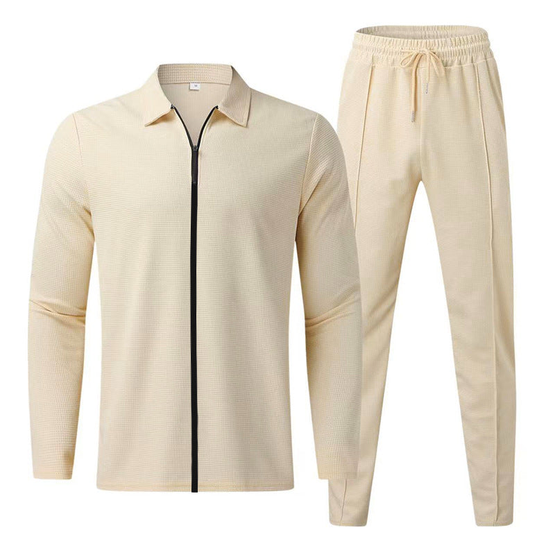 Fashion Zipper Cardigan Casual Sports Suit NorixaFashion.com