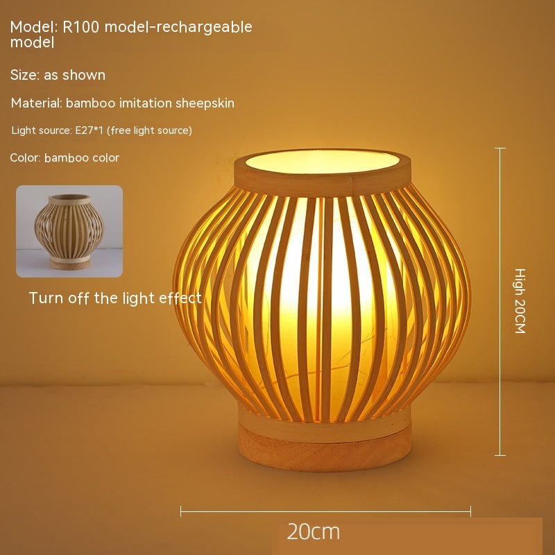 Japanese Atmosphere Retro Homestay Bedroom Bedside Lamp