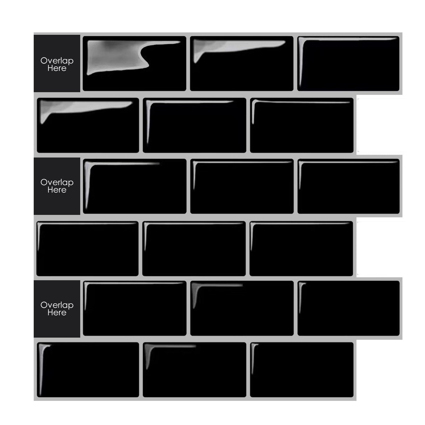 3D Self-adhesive Crystal Epoxy Wall Stickers For Kitchen Decor PearlNestDecor.com