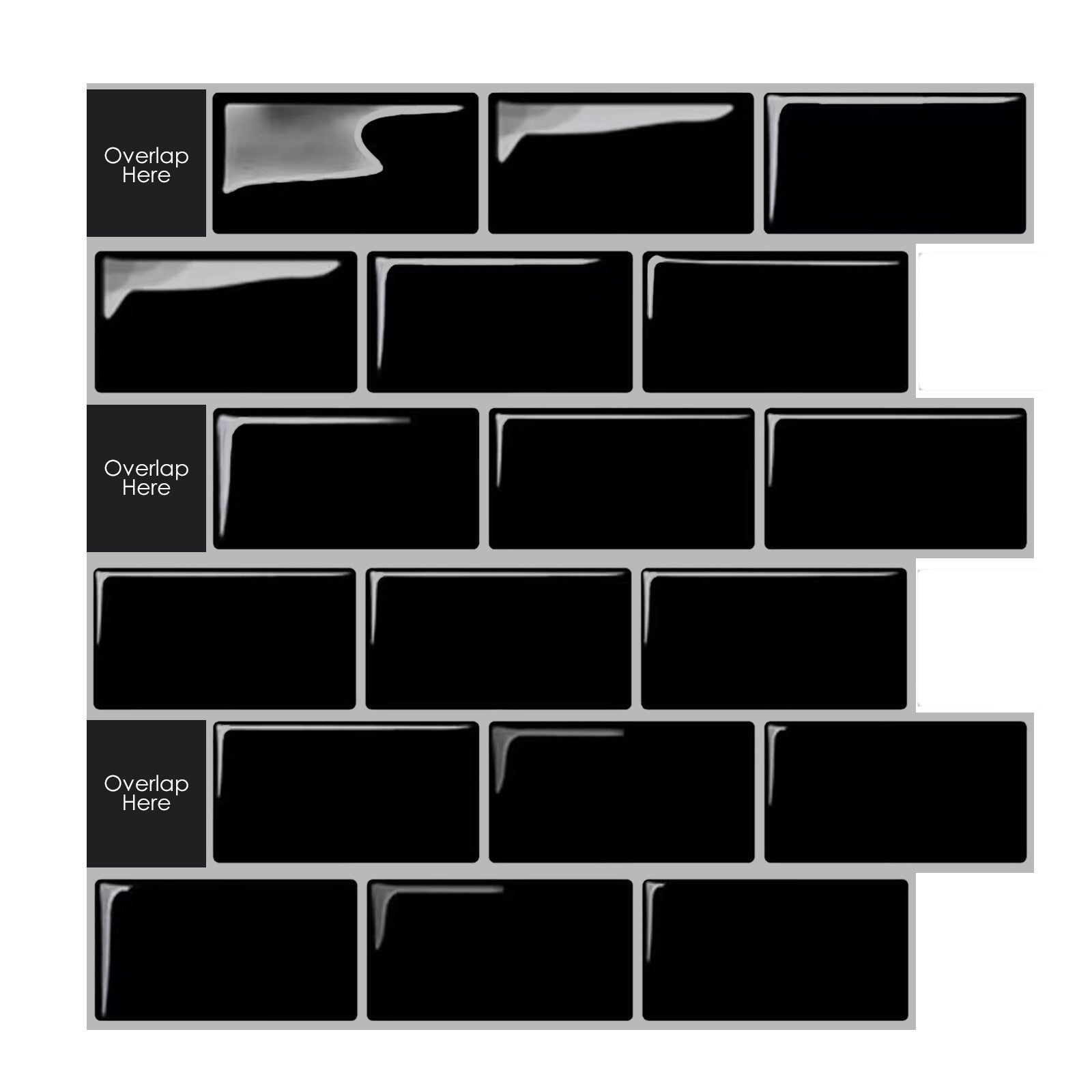 3D Self-adhesive Crystal Epoxy Wall Stickers For Kitchen Decor PearlNestDecor.com