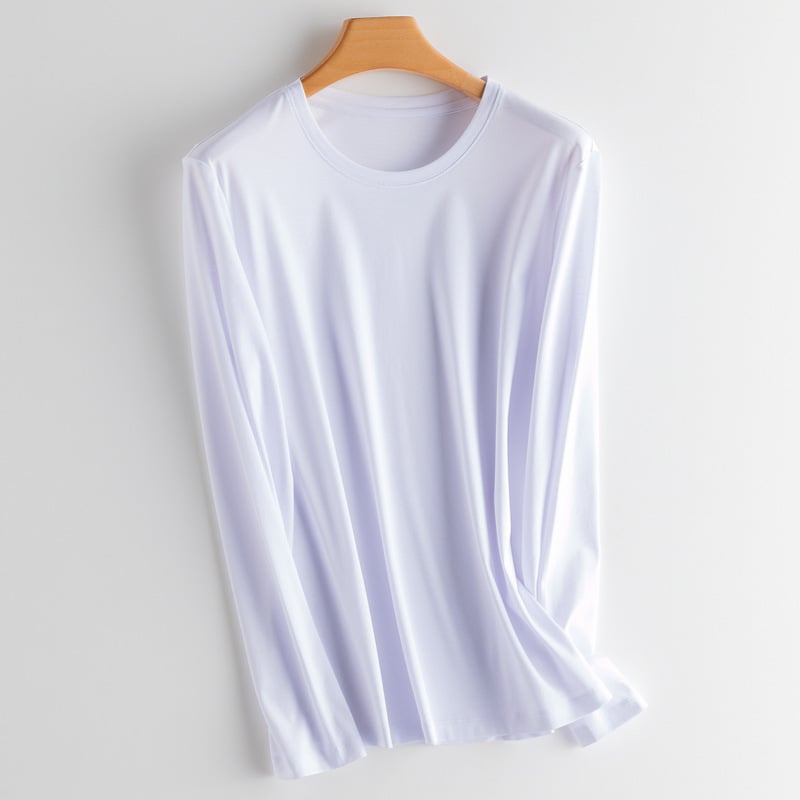 Long-Sleeved Round Neck Autumn T-Shirt Pi-Mart