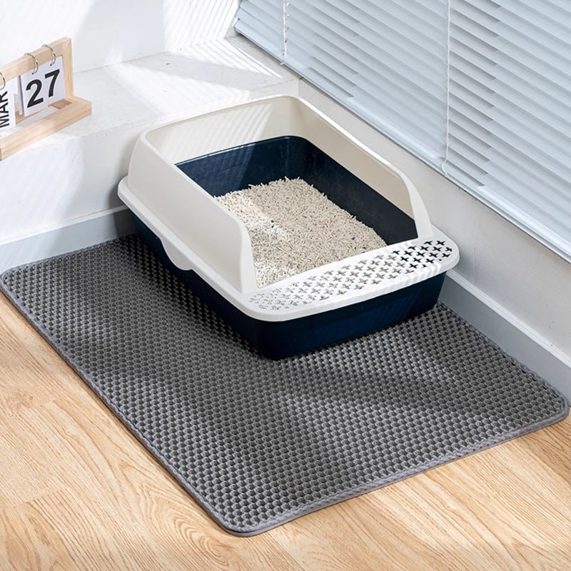 EVA Double-layer Removable Cat Litter Mat Pets Fashion