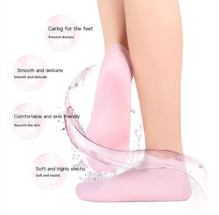 Soft Silicone Protective Moisturizing Gloves And Socks Pi-Mart