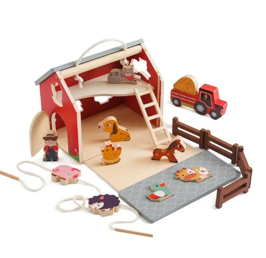 Montessori Wooden 5-in-1 Educational Toy LuxuryLifeWay Online Store