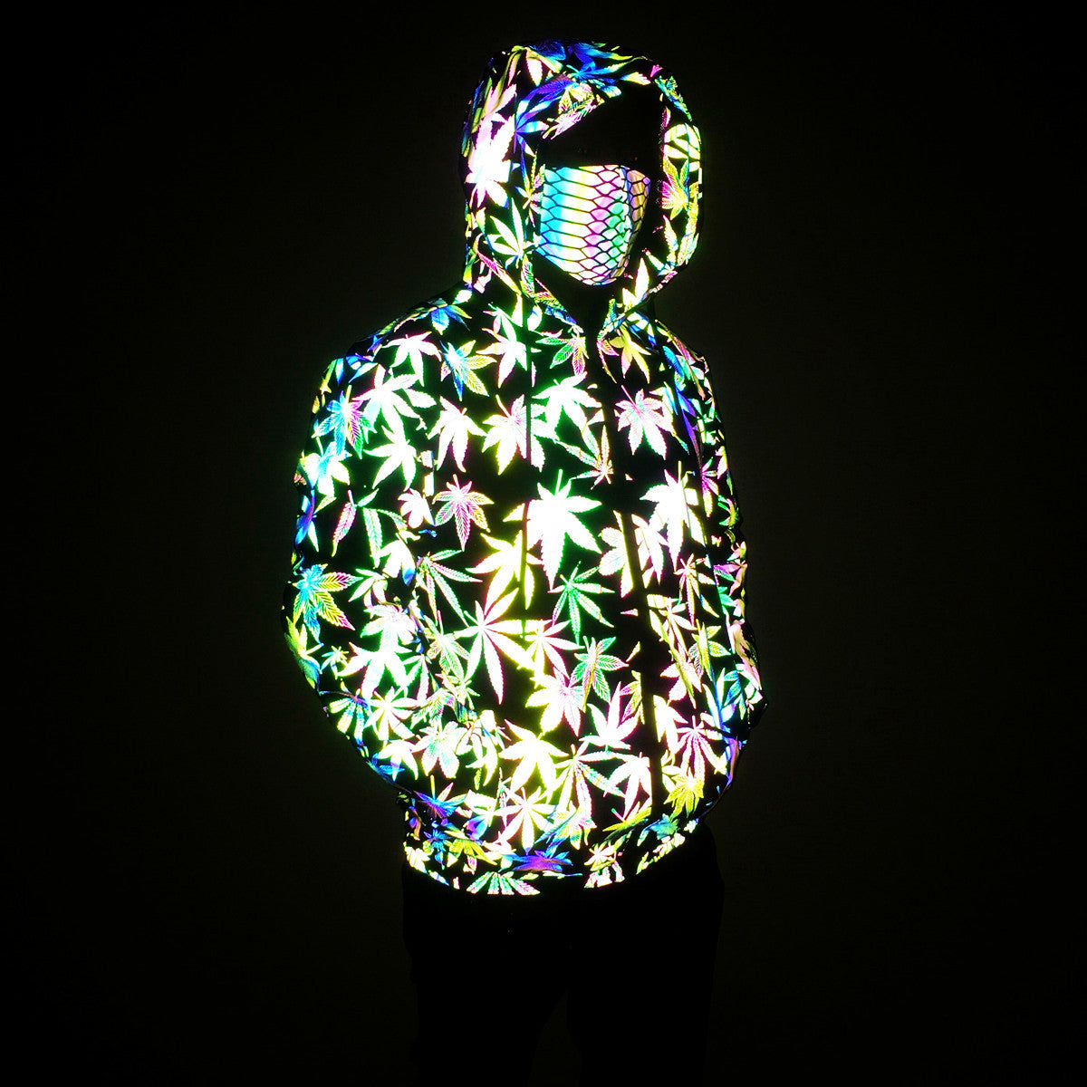 Symphony Luminous Jacket Windbreaker Reflective Hooded Jacket Best YouTube Store