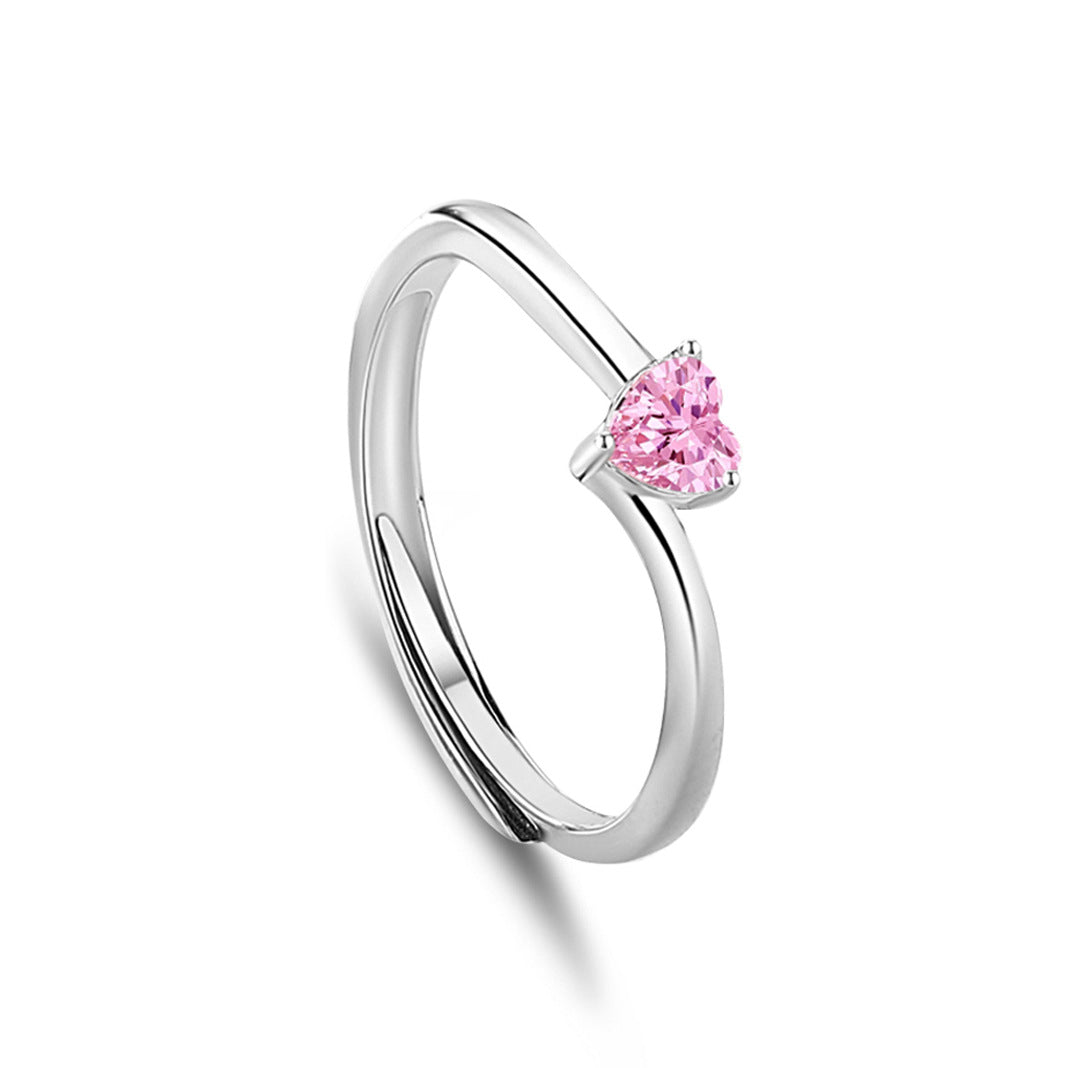 S925 Silver Adjustable Ring For Couples LadyShow.Store