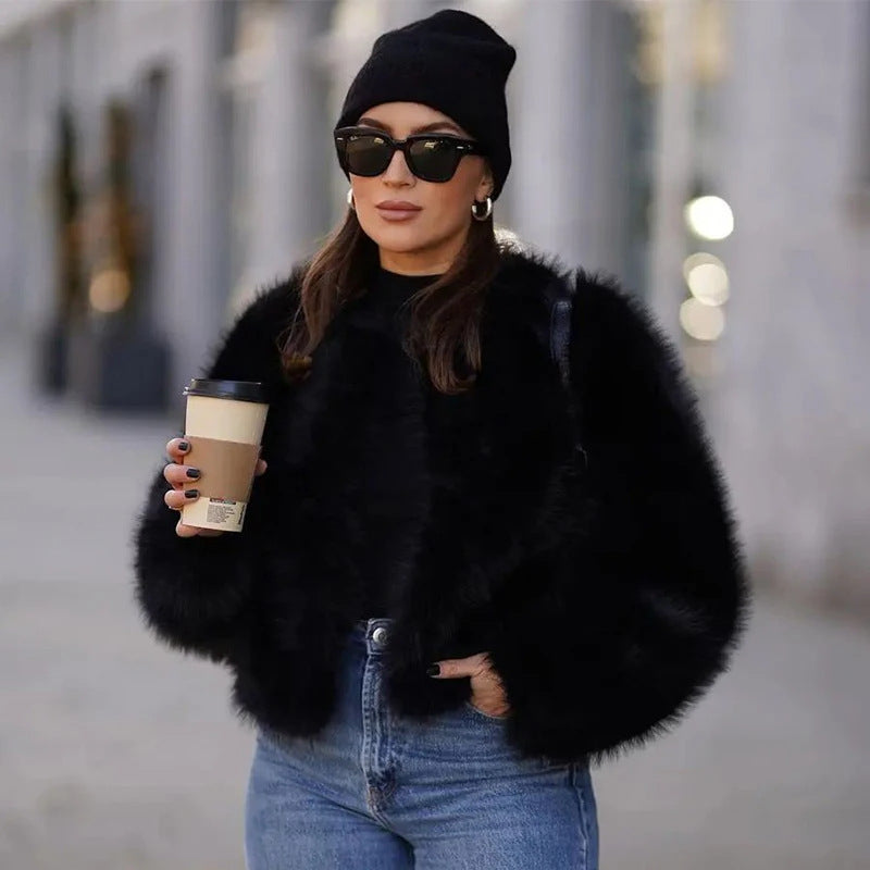 Fur Coat Short Tokas Fur Casual Women's Clothing Best YouTube Store