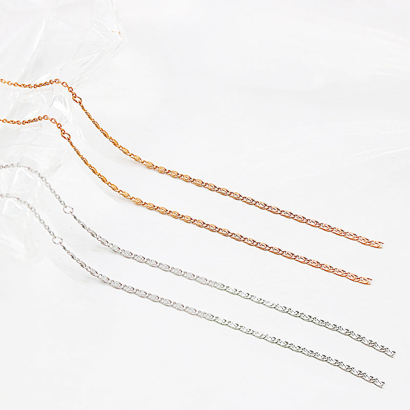 S925 Sterling Silver Ear Thread Female LadyShow.Store