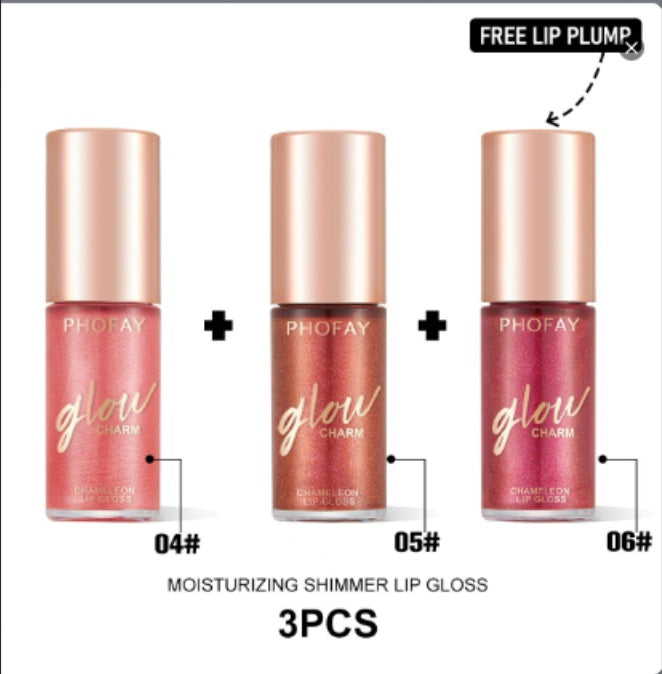 PHOFAY Moisturizing Shimmer Lip Gloss LadyShow.Store