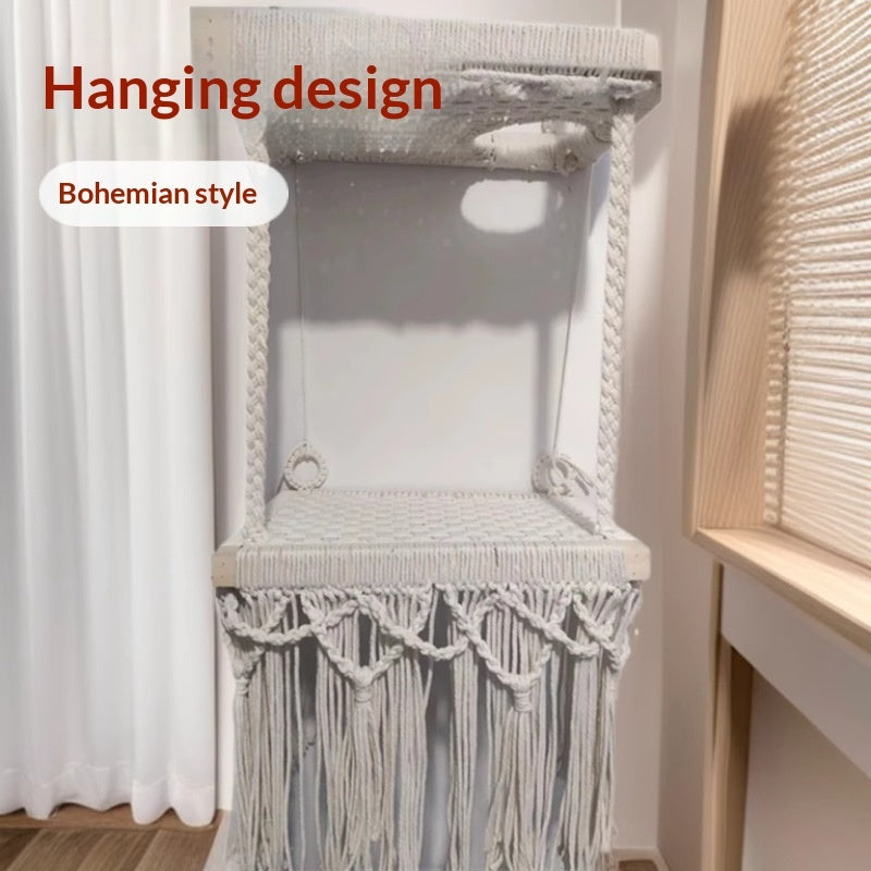 Bohemian-style Cotton Rope Hand-woven Pet Hammock Basket Pet Bed Pets Fashion