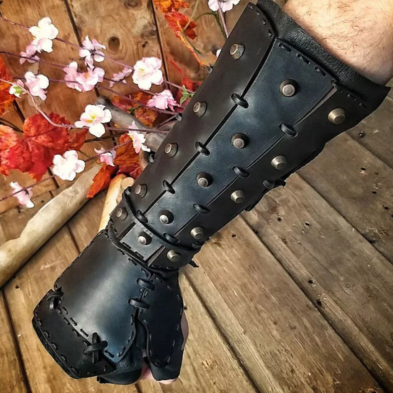 Rivet Lace-up Medieval New Retro Boxing Glove LuxuryLifeWay Online Store