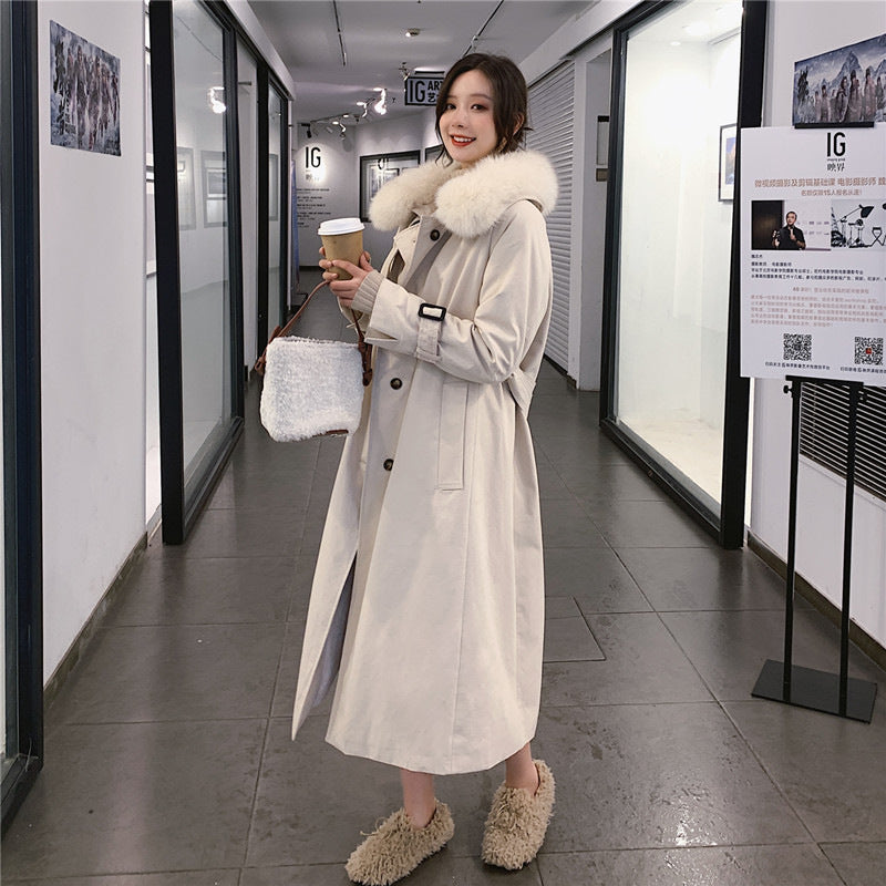 Padded Tooling Jacket with Waist Belt for Women Pi-Mart