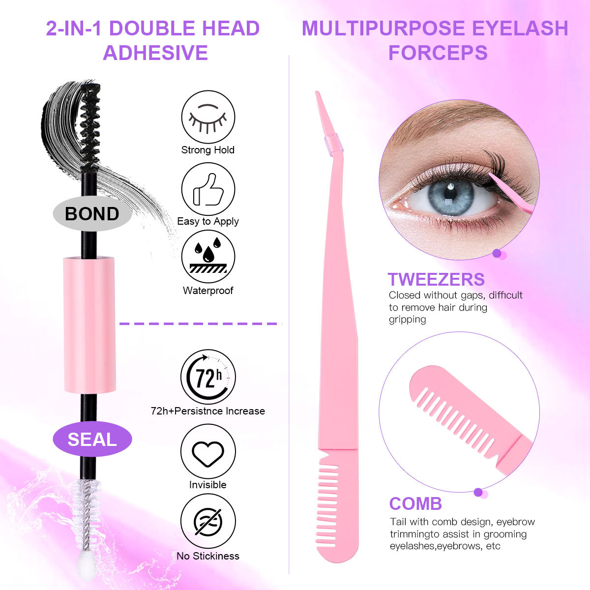 12 Rows Of 150 Segmented Lashes In Clusters LadyShow.Store