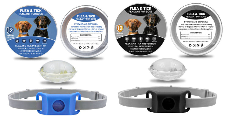 Pet Insect Repellent Button Collar Capsule Suit Pets Fashion