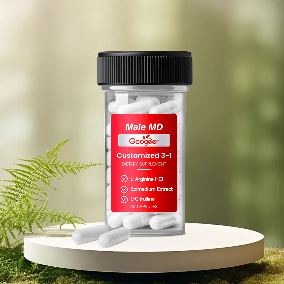 Male Enhancement Capsules 60 Capsules 1Bottle Tri Light Beauty