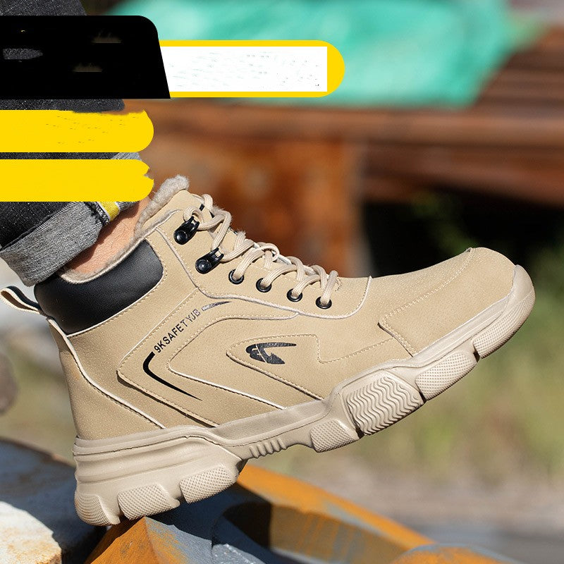 New Autumn And Winter In The Help Of Anti-impact Anti-puncture Labor Protection Shoes Best YouTube Store