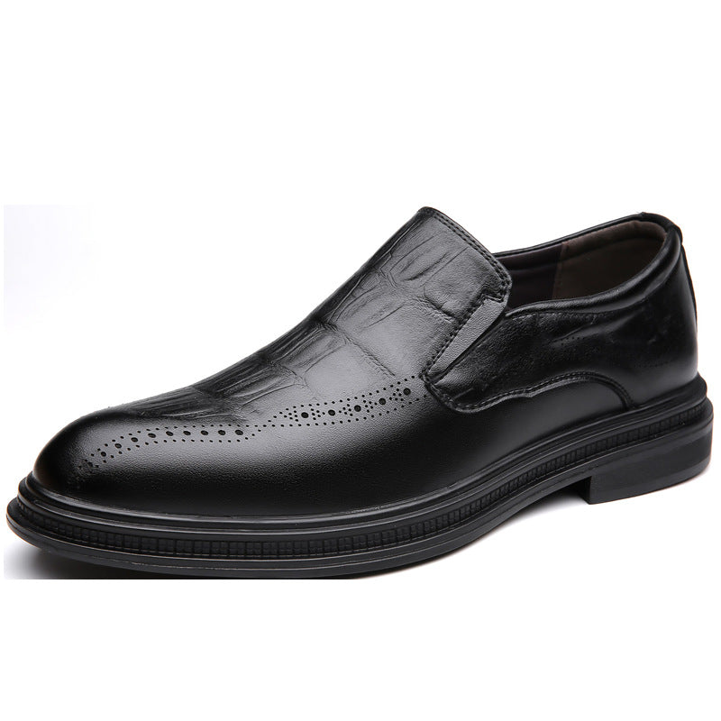 Mens Casual British-style Pointed Leather Shoes Best YouTube Store