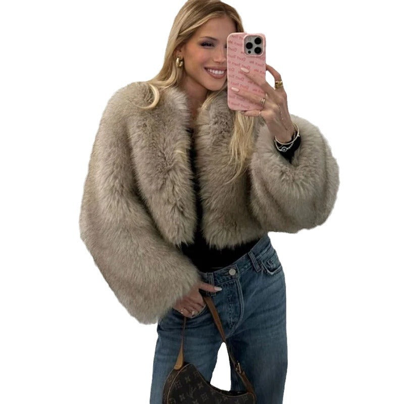 Fur Coat Short Tokas Fur Casual Women's Clothing Best YouTube Store