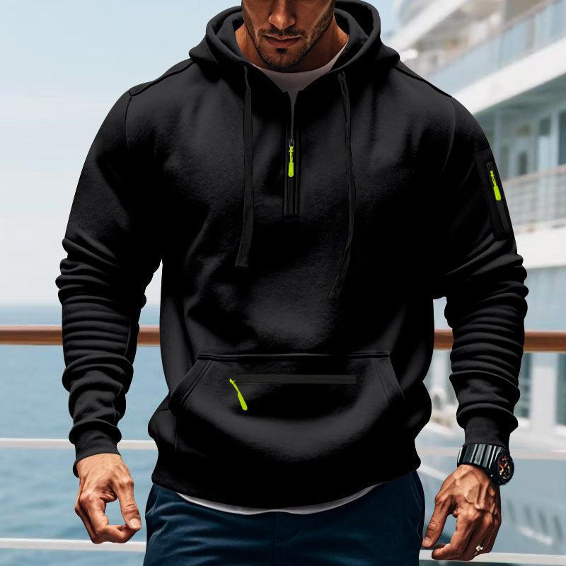 Casual Men's Sports Cargo Coat Regular Sleeve LadyShow.Store