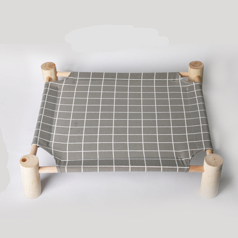Washable Solid Wood Pet Dog Bed (Removable Cover) Best YouTube Store