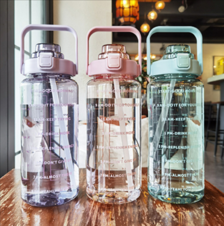 Portable Large Plastic Water Bottle LadyShow.Store