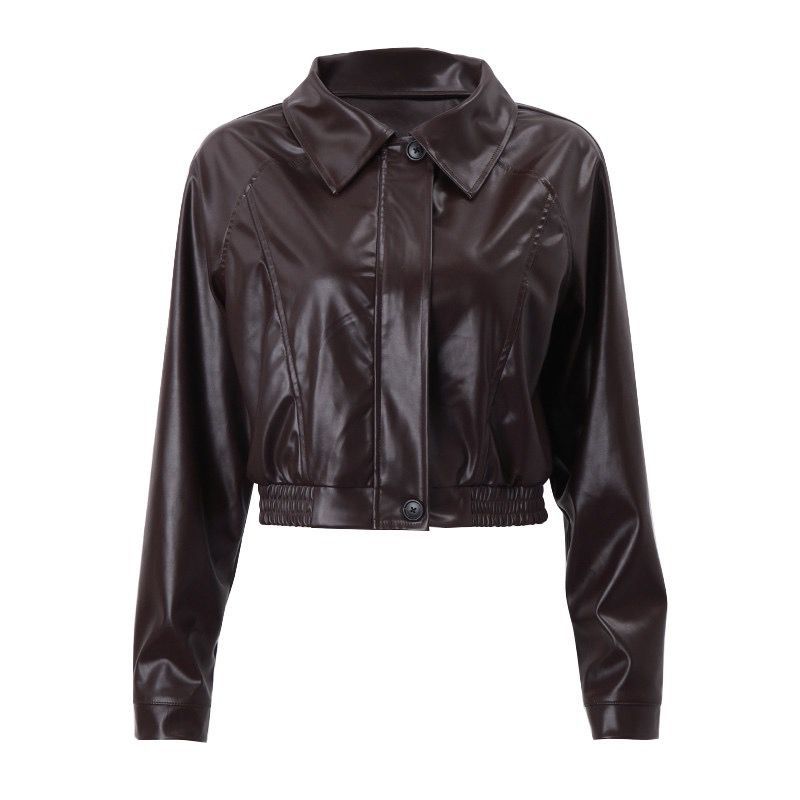 New Maillard Women's Motorcycle Clothing Cardigan Casual Jacket LadyShow.Store