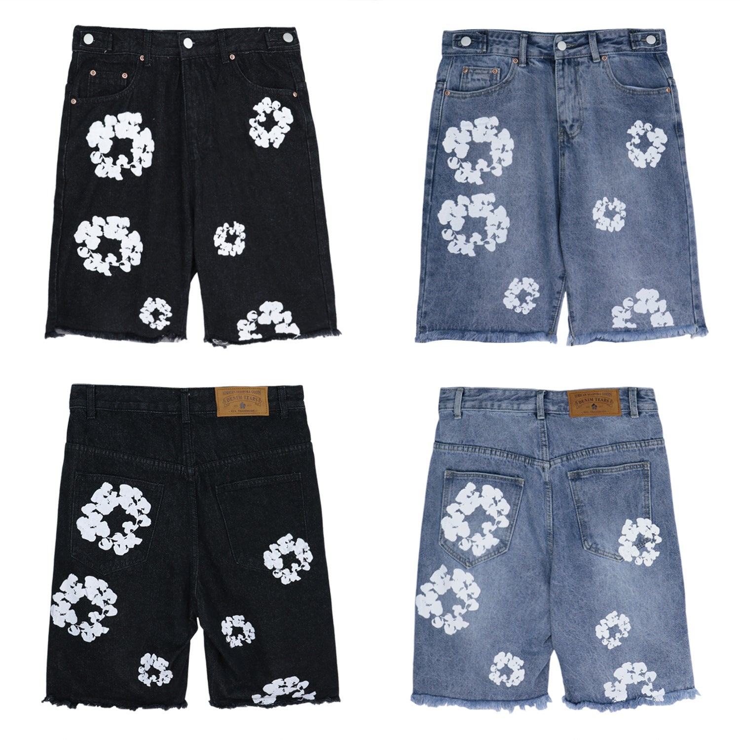 Kapok Denim Shorts Pi-Mart