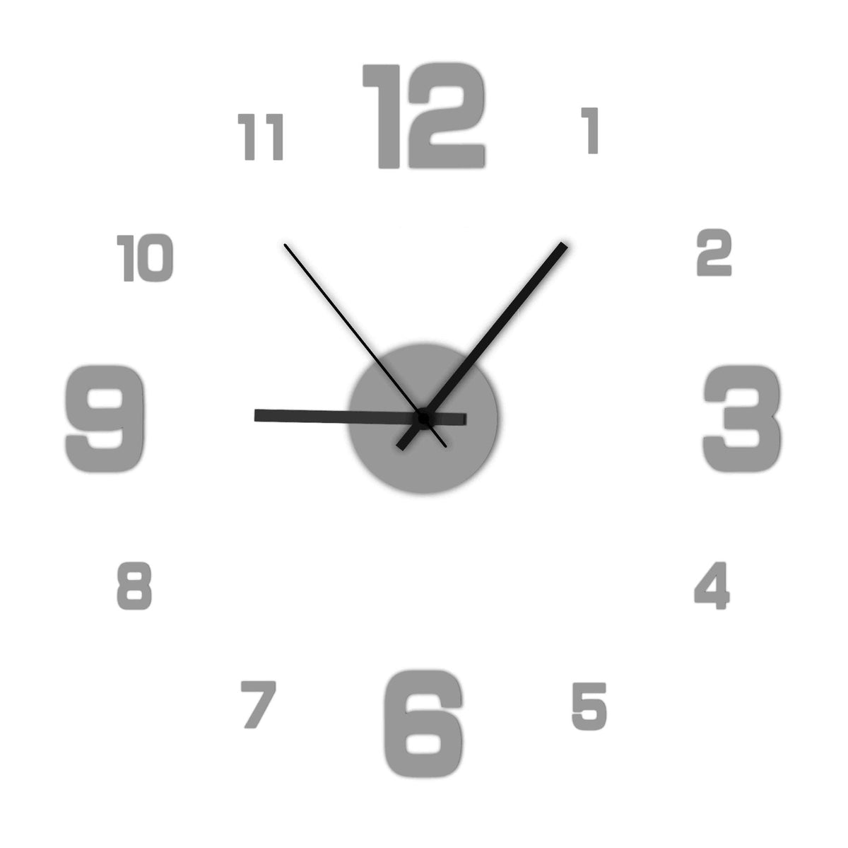 Modern Creative Personality Large Pointer Quartz Wall Clock PearlNestDecor.com