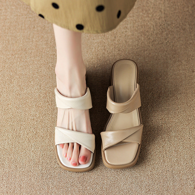 Chic French Style Women’s Sandals NorixaFashion.com