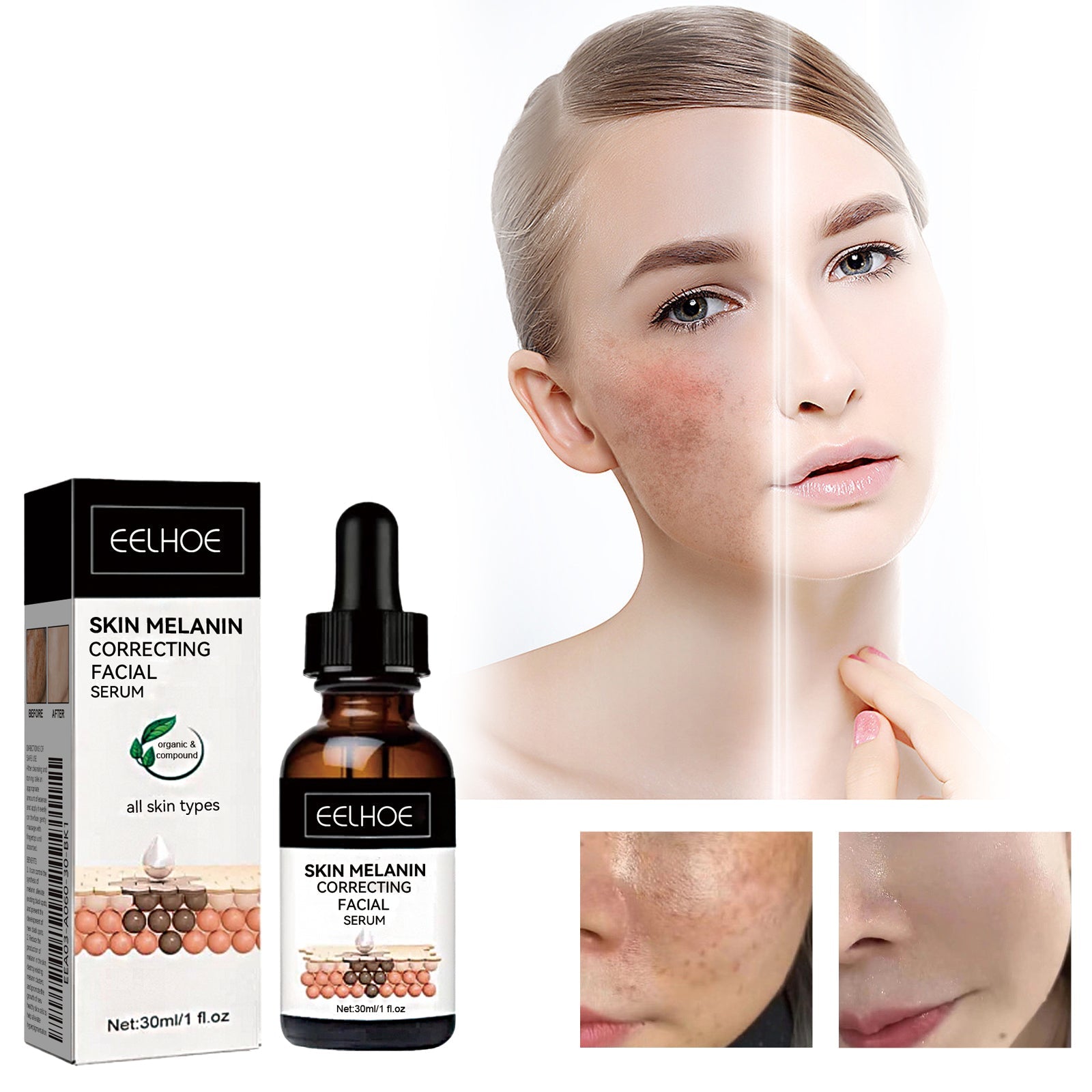 Melanin Repair Facial Serum 30ml Tri Light Beauty