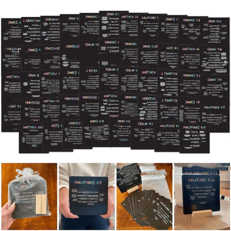 Creative Home 54-Page Scripture Cards Prayer Cards CJD