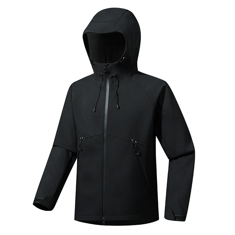 Men's Softshell Jacket 2026 New Spring And Autumn Windproof Waterproof Outdoor Sports Mountaineering Jacket Couple's Coat NorixaFashion.com