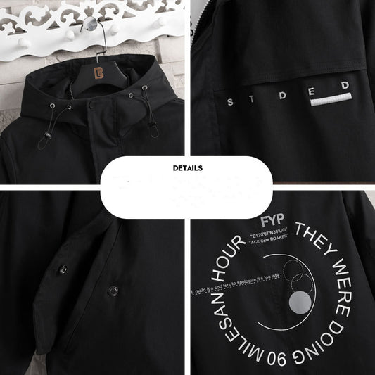Plus Size Men's Fashion Jacket for Autumn/Winter Pi-Mart