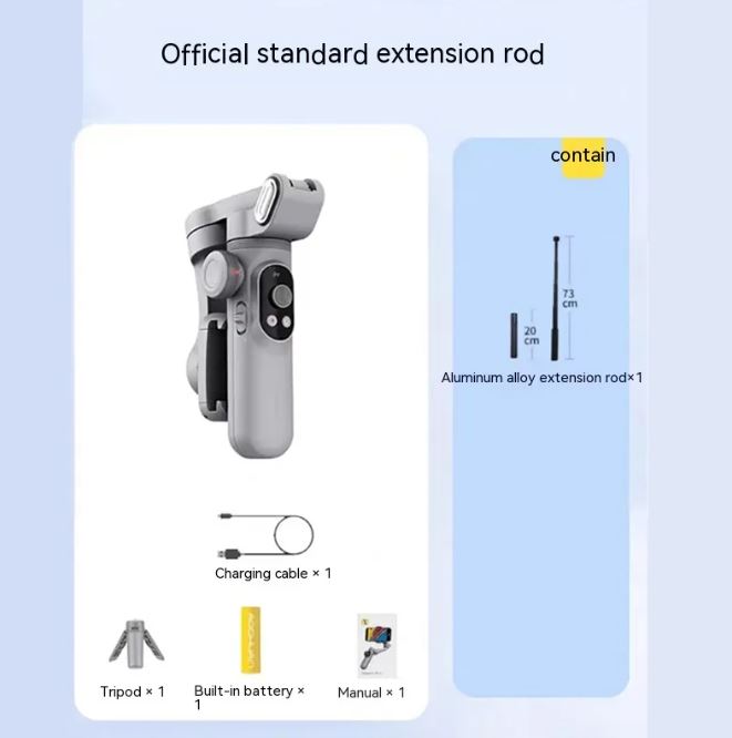 Pro Mobile PTZ Stabilizer Intelligent Three-axis Anti-shake Pi-Mart