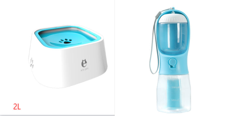 Dog Water Cup Drinking Food Garbage Bag Three-in-one Portable Small Multi-functional Pet Cups Pets Supplies Pets Fashion